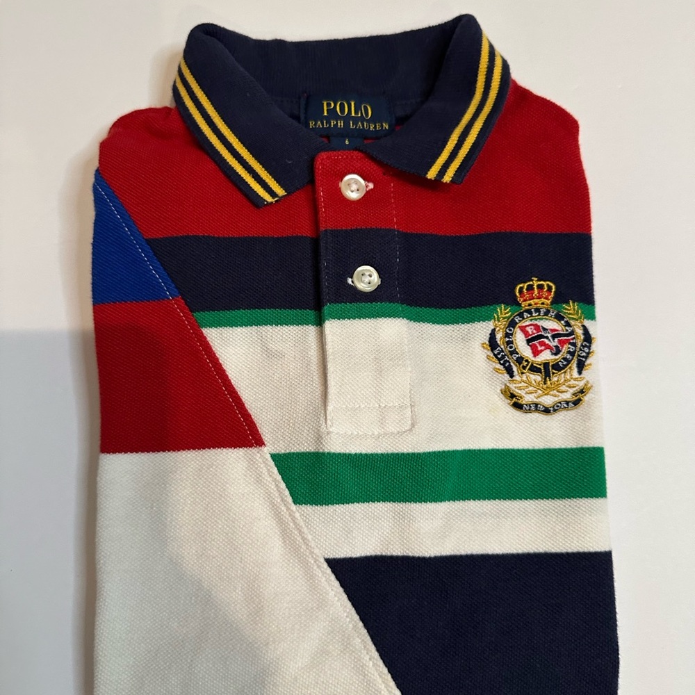 Polo by Ralph Lauren Kids Polo Shirt - Red, Blue, Green, White